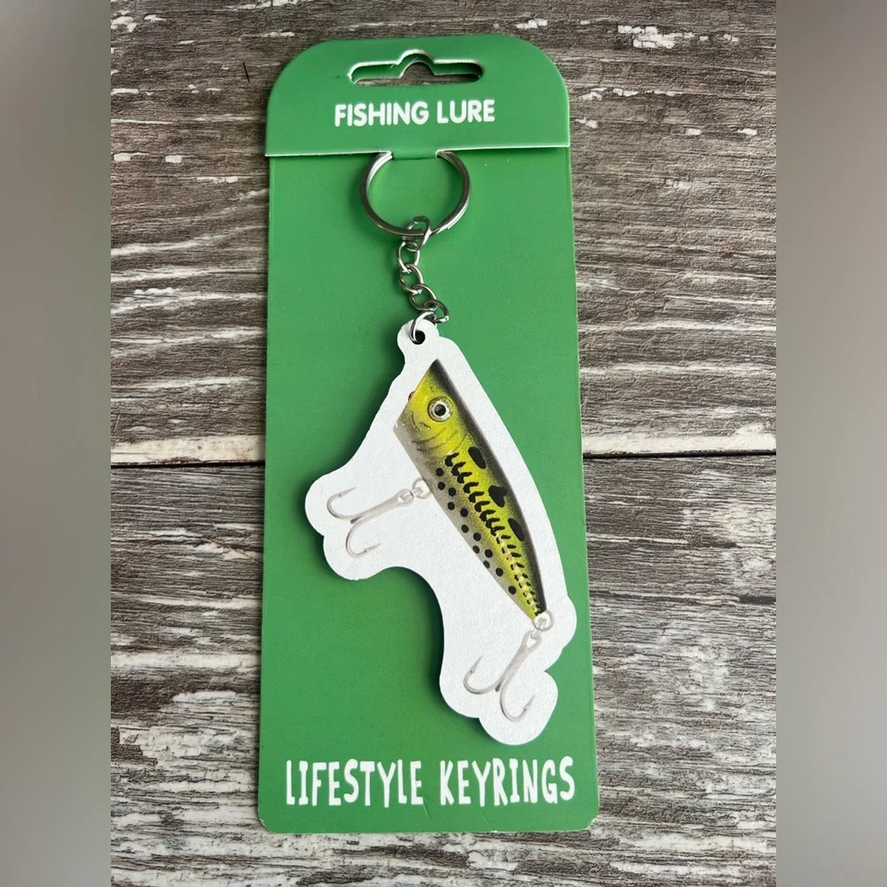 Lifestyle Keyrings Fishing‎ Lure Keychain Colorful Lightweight Whimsical New